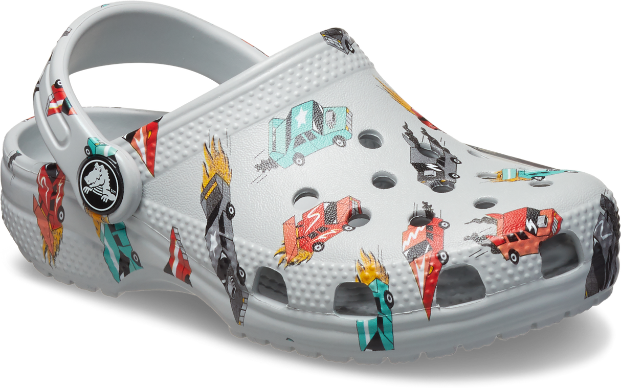 TODDLERS Classic Race Cars Graphic Clog