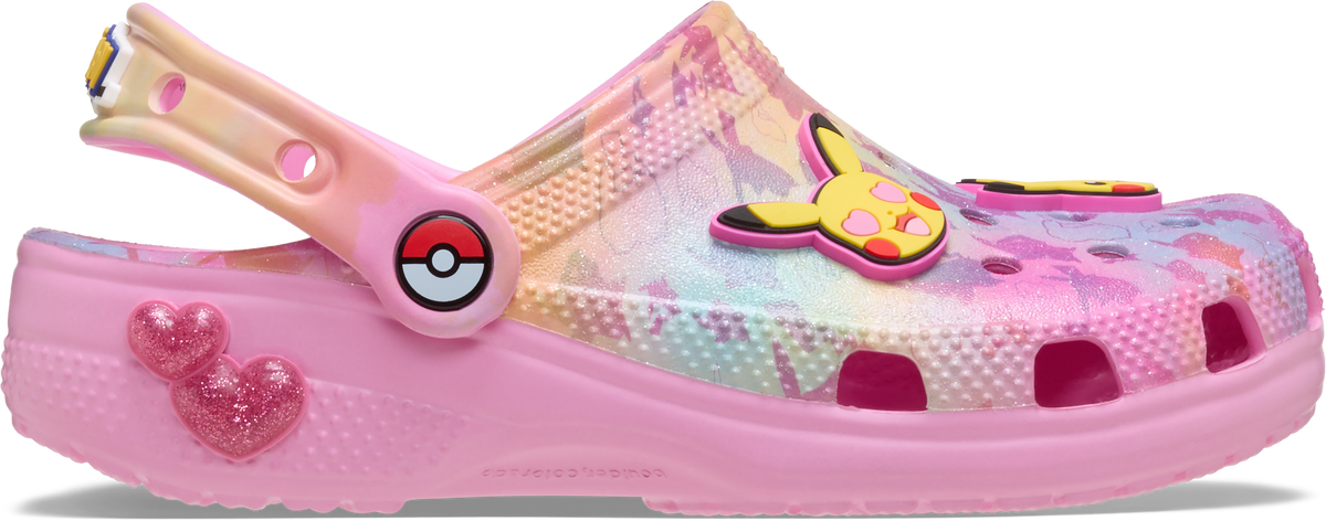 Kids' Pikachu Pink Classic Clog | Crocs | Footwear Kids' Pikachu Pink Classic Clog | Crocs | Footwear
