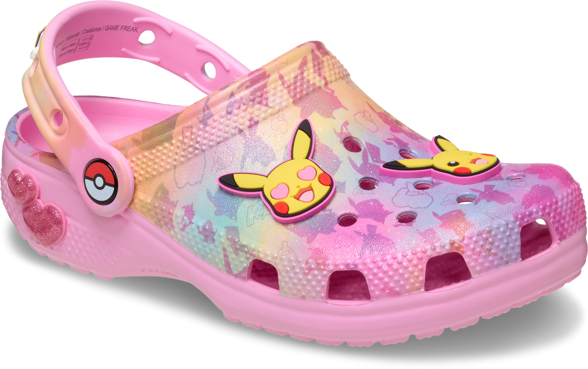 Kids' Pikachu Pink Classic Clog | Crocs | Footwear Kids' Pikachu Pink Classic Clog | Crocs | Footwear