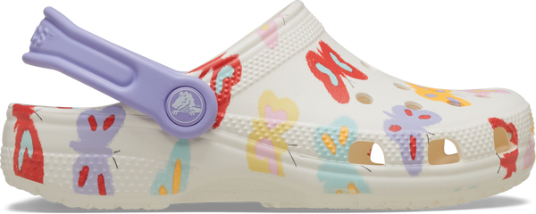 KIDS Classic Butterfly Graphic Clog