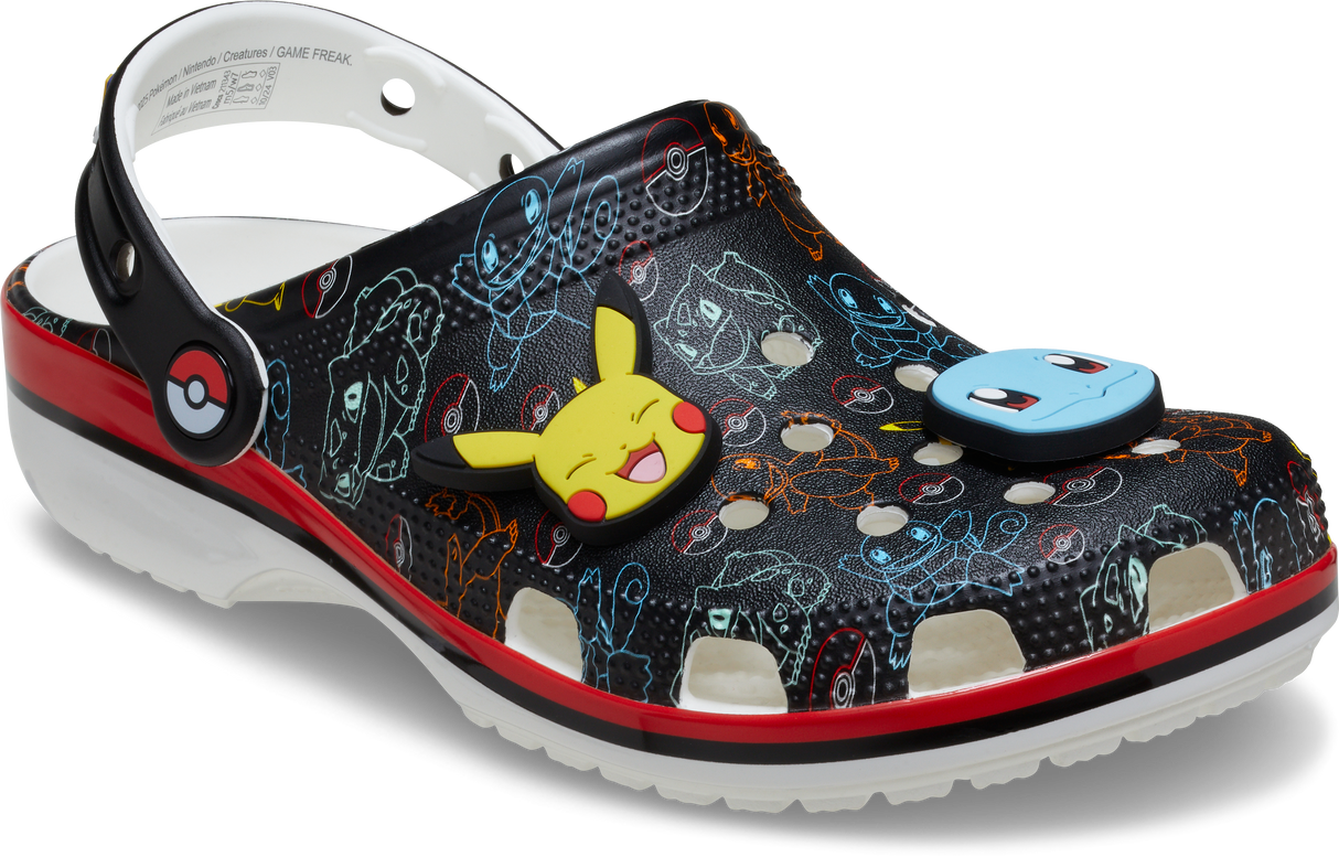 Classic Pokemon Print Clog