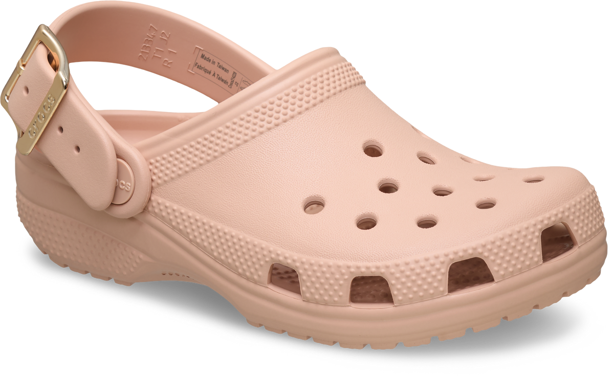 UNISEX Classic Metallic Buckle Clog