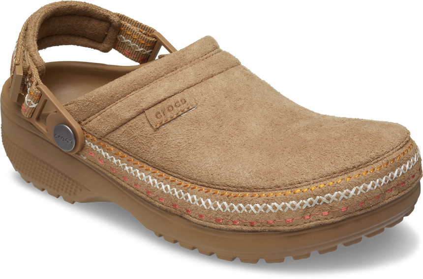 UNISEX Crafted Vegan Suede Stitch CLOG